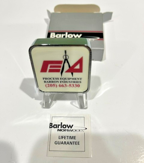 721 – Process Equipment Barlow B5 Series Mini Tape Measure in Box 8 Ft.! NOS!