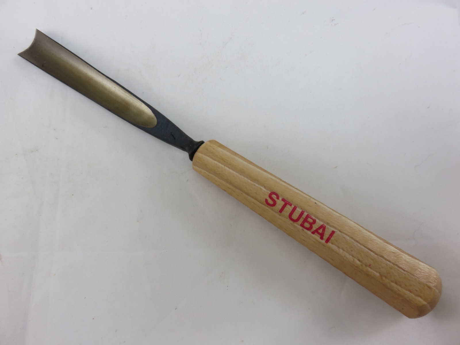 Stubai #7 Sweep 7 Straight Gouge Chisel Wood Carving Tool 17mm Austria UNUSED