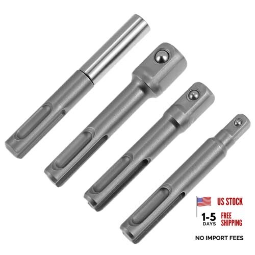 Socket Adapter Set of 4 – Includes 1/4″, 3/8″, 1/2″ Adapters with Ball Detent