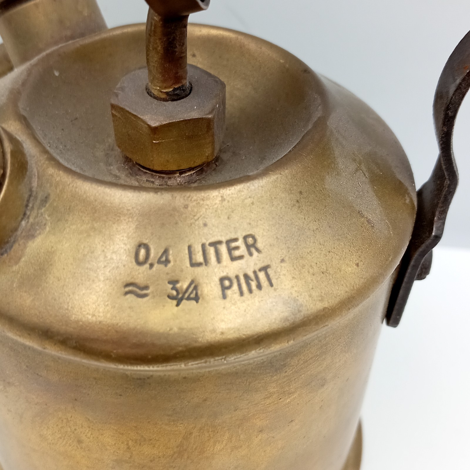 Vintage Max Sievert 504 Sweden Brass Paraffin Blow Lamp Torch
