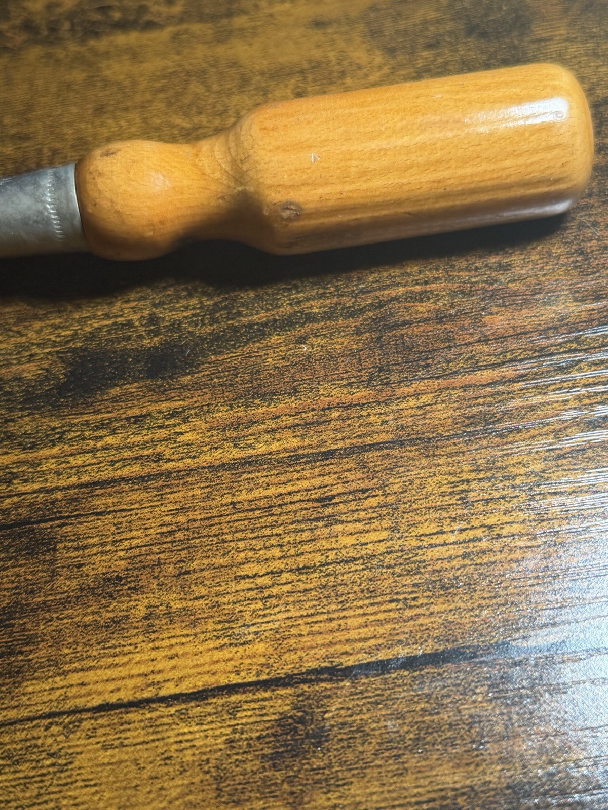 Stanley No. 2702 Phillips Screwdriver 1950s Wood Handle USA Alloy Steel