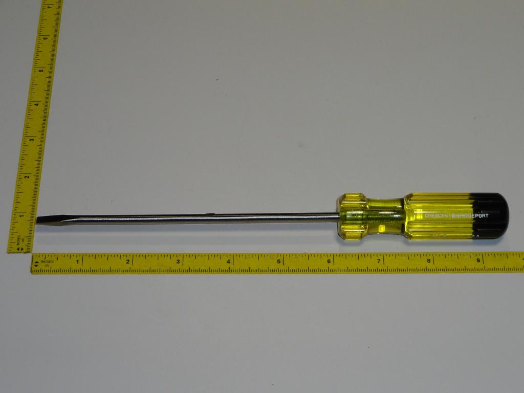 VTG Crescent Bridgeport Screwdriver 6″ No.243 Electricians Round NOS USA Scarce