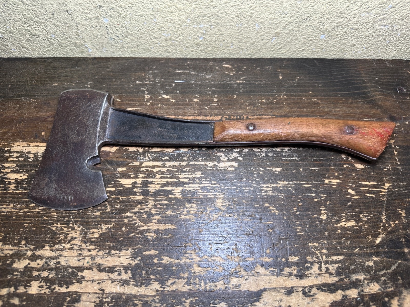 Vintage Strong Boy Hatchet Axe Drop Forged Made In Germany 2731 Camp Axe