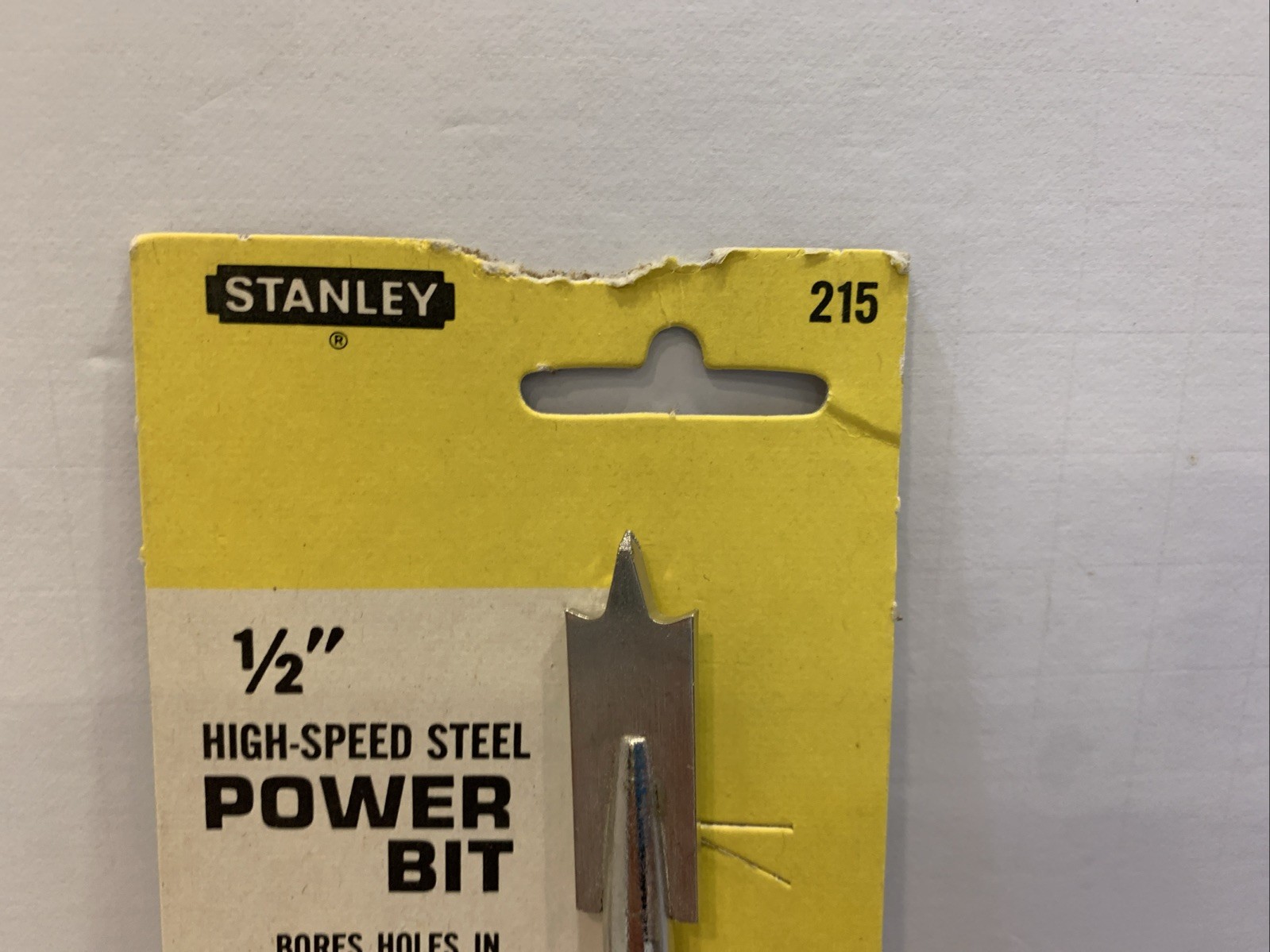 Stanley #215 1/2″ High-Speed Steel Power Drill Bit New In Package USA made