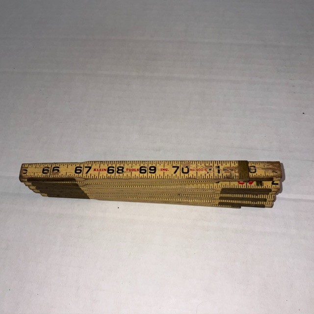 72″ Klein Tools Wood Metal Extension Folding Tape Measure Ruler 900-6
