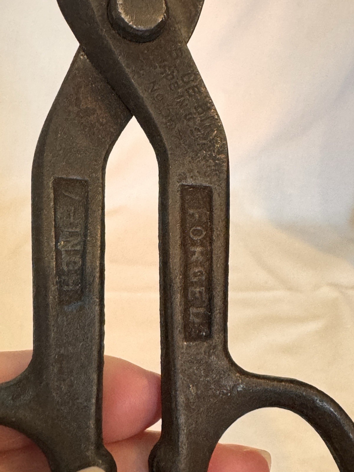 Vintage Forged Steel Tin Snips/Shears 7″ Long Made In USA