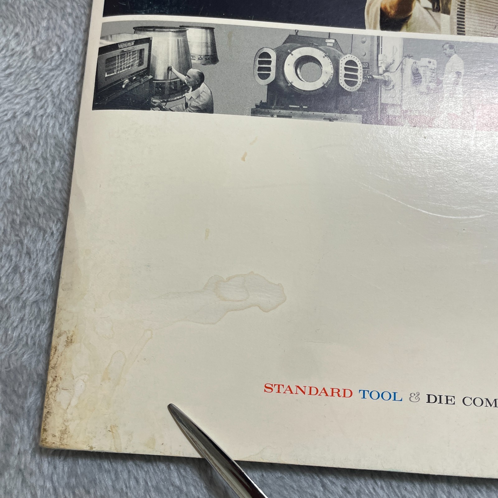 Vintage Standard Tool Die Catalog Graphic Design Business Card Typography MCM