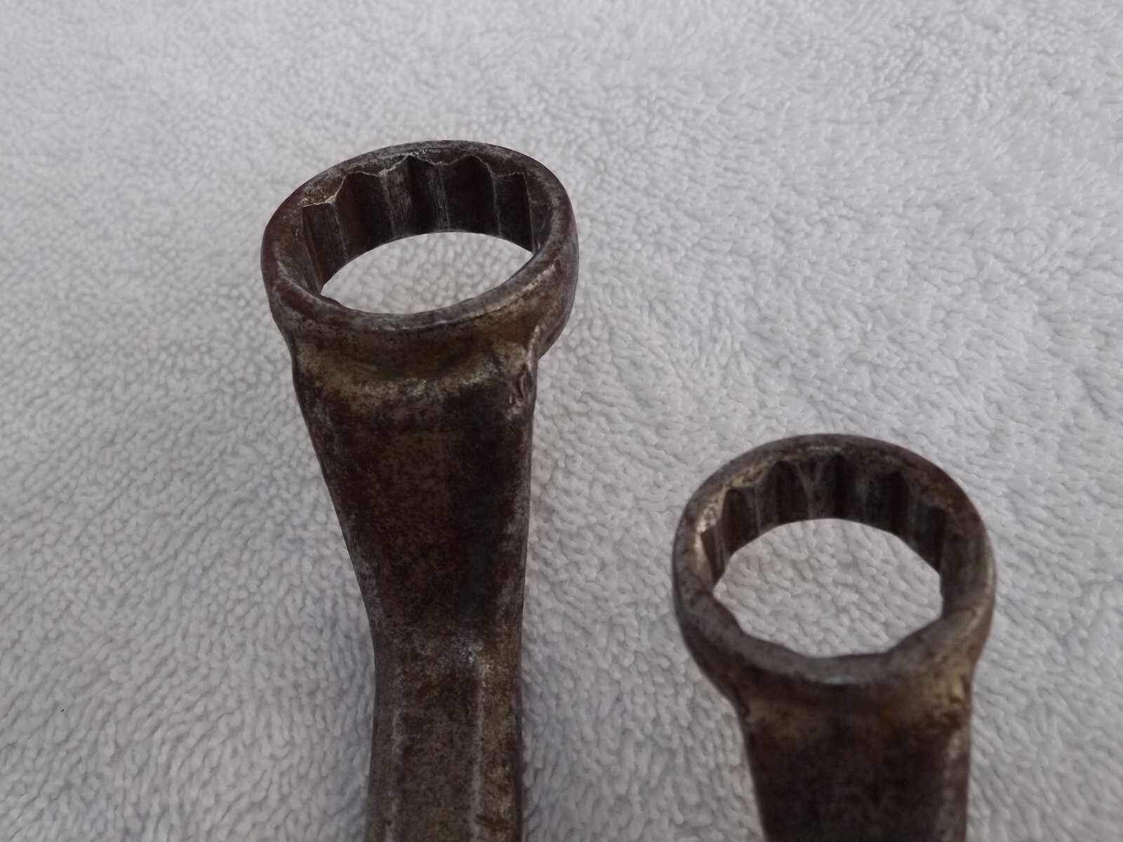 Vintage Lectrolite Co Long Offset Box End Wrench 3004 3006 3/4 25/32 15/16 1 USA