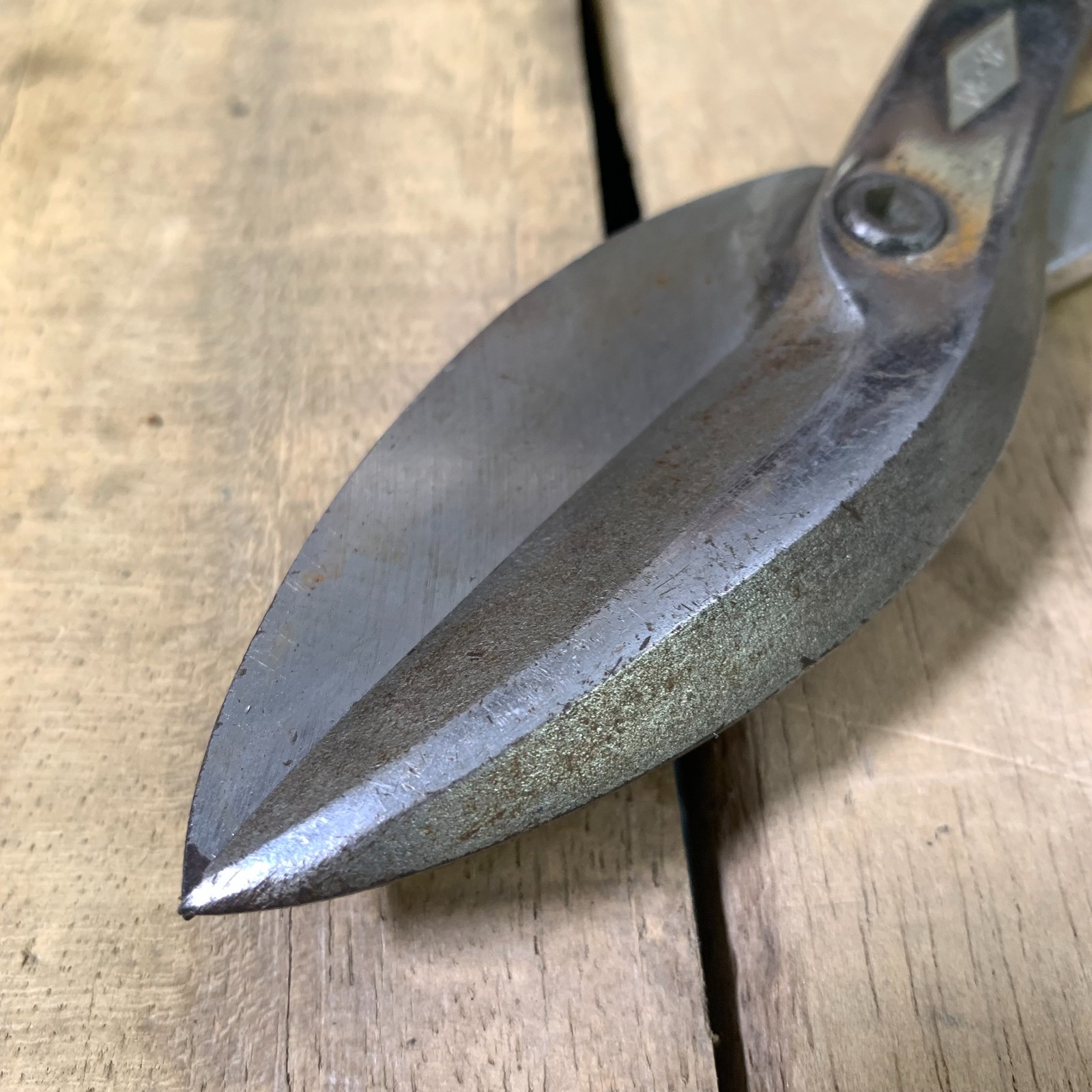 VINTAGE DIAMOND Tools DULUTH DS-12 TIN SNIPS USA 🇺🇸 Nice!