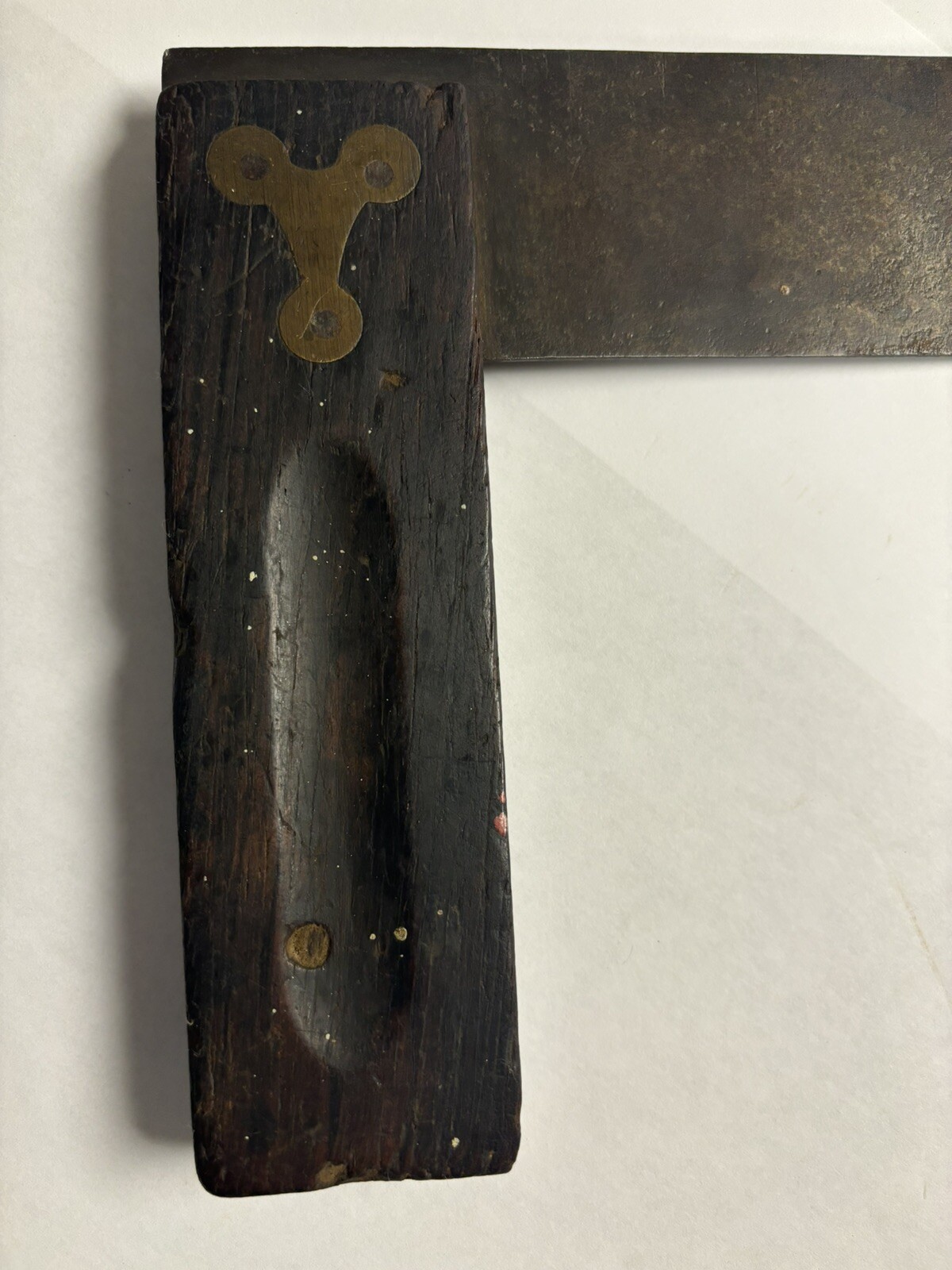 Vintage Stanley Wood/ Brass/ Steel Carpenters Square