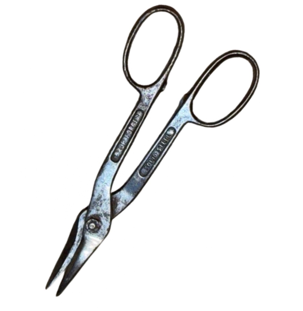 🛠️ Vintage WISS V-10 Tin Snips Drop Forged Solid Steel USA 10″ Metal Shears