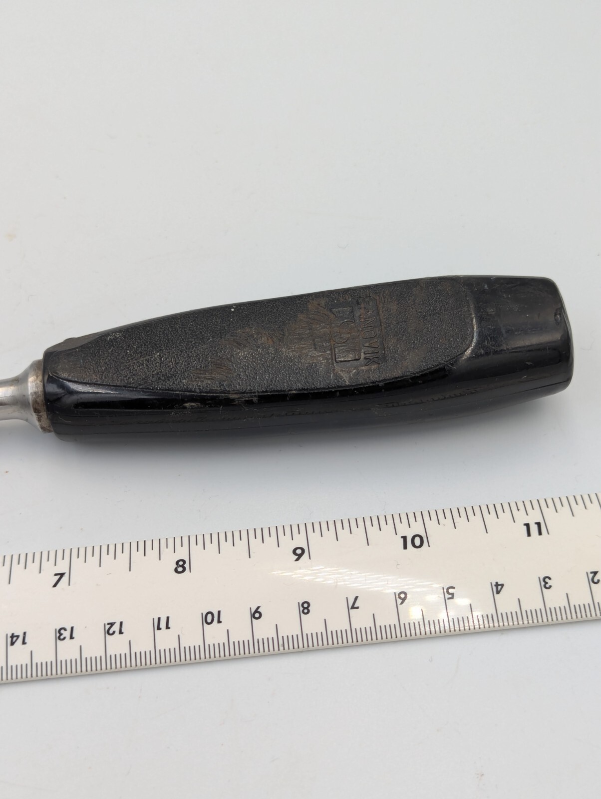 Vintage Sandvik Swedish Steel Tool Wood turning Gouge Chisel woodworking 1 1/2″