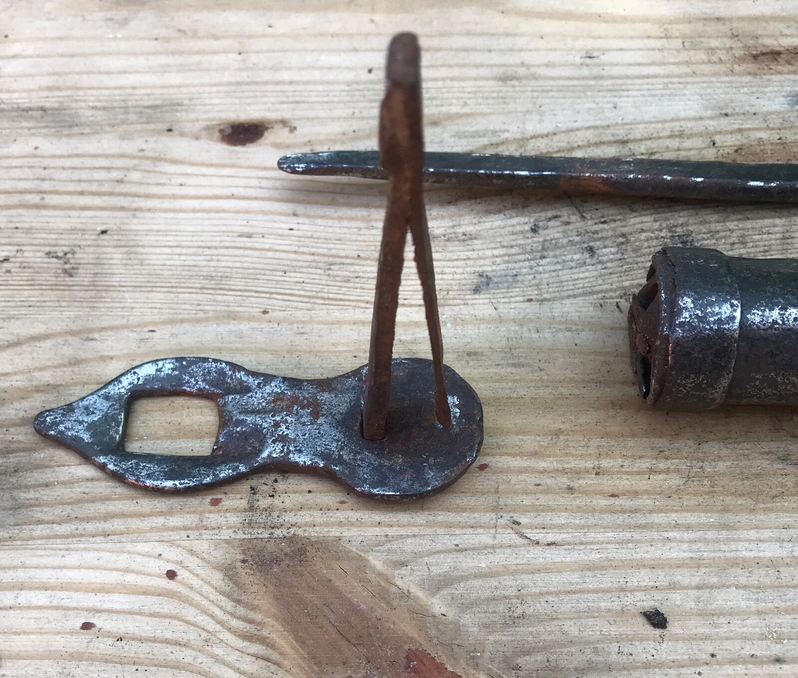 Vintage primitive Indian padlock – 18th/19th century?