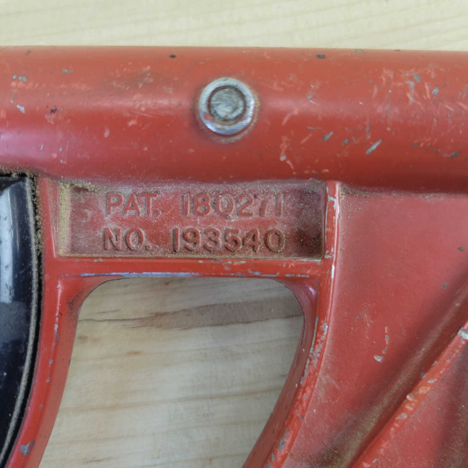 Vintage Proto 353 hack saw – Red and Black Handle