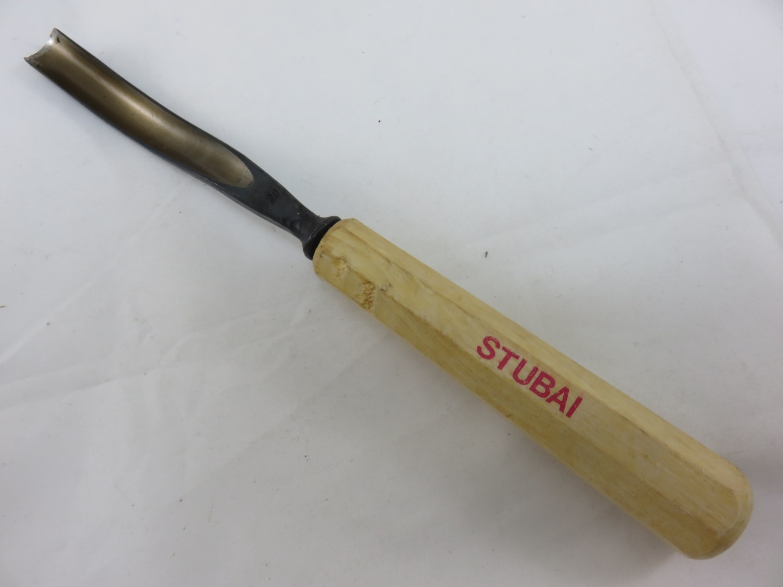 Stubai #20 Sweep 11 Bent Gouge Wood Carving Chisel 12mm Austria UNUSED