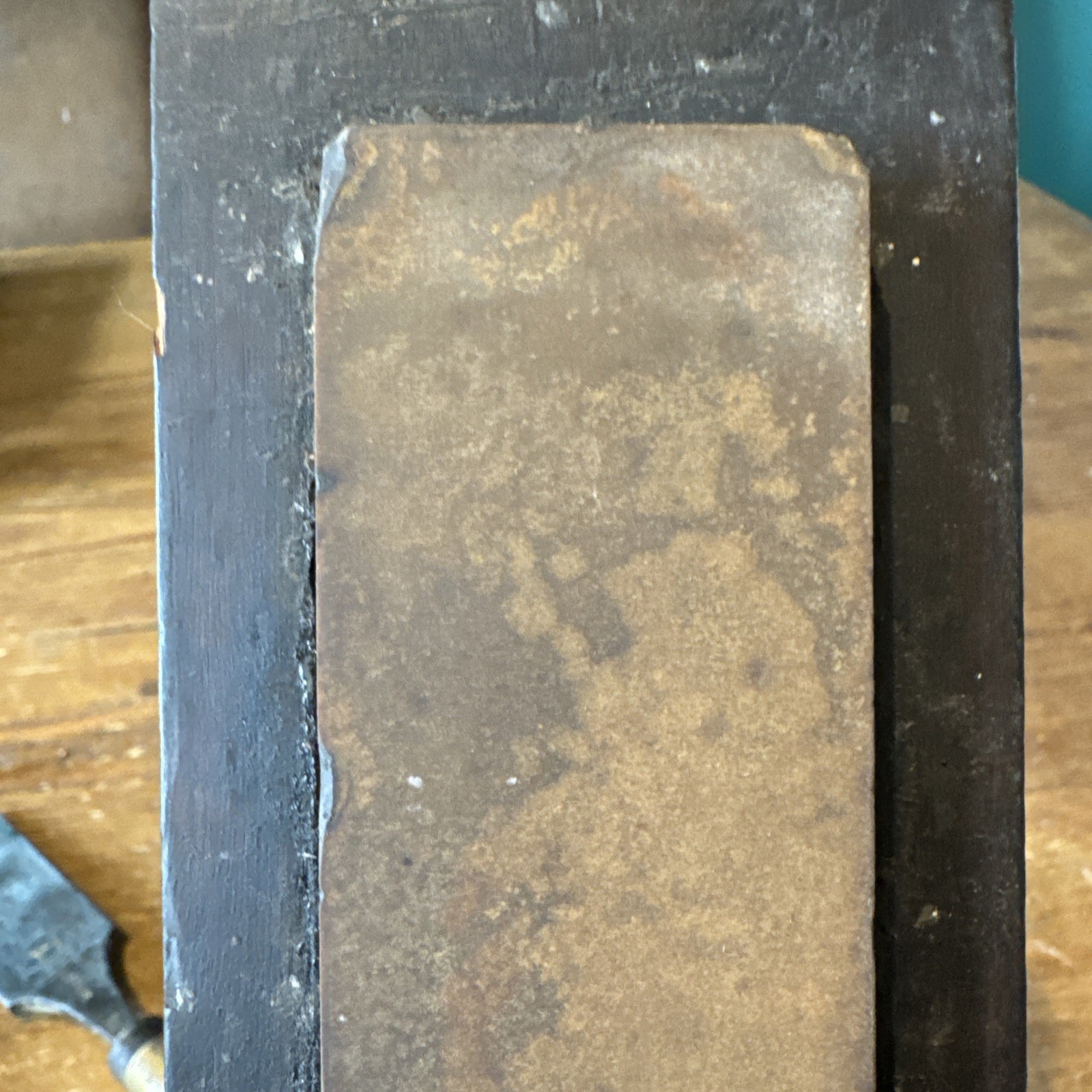 Vintage Natural boxed Hindostan Oilstone / Sharpening Stone