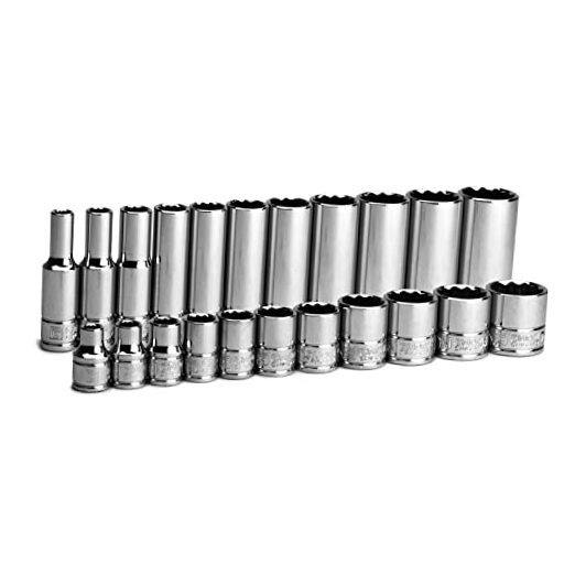 3/8 in. Drive 12-Point Shallow and Deep Shallow and Deep Set / 1/4-7/8 in.