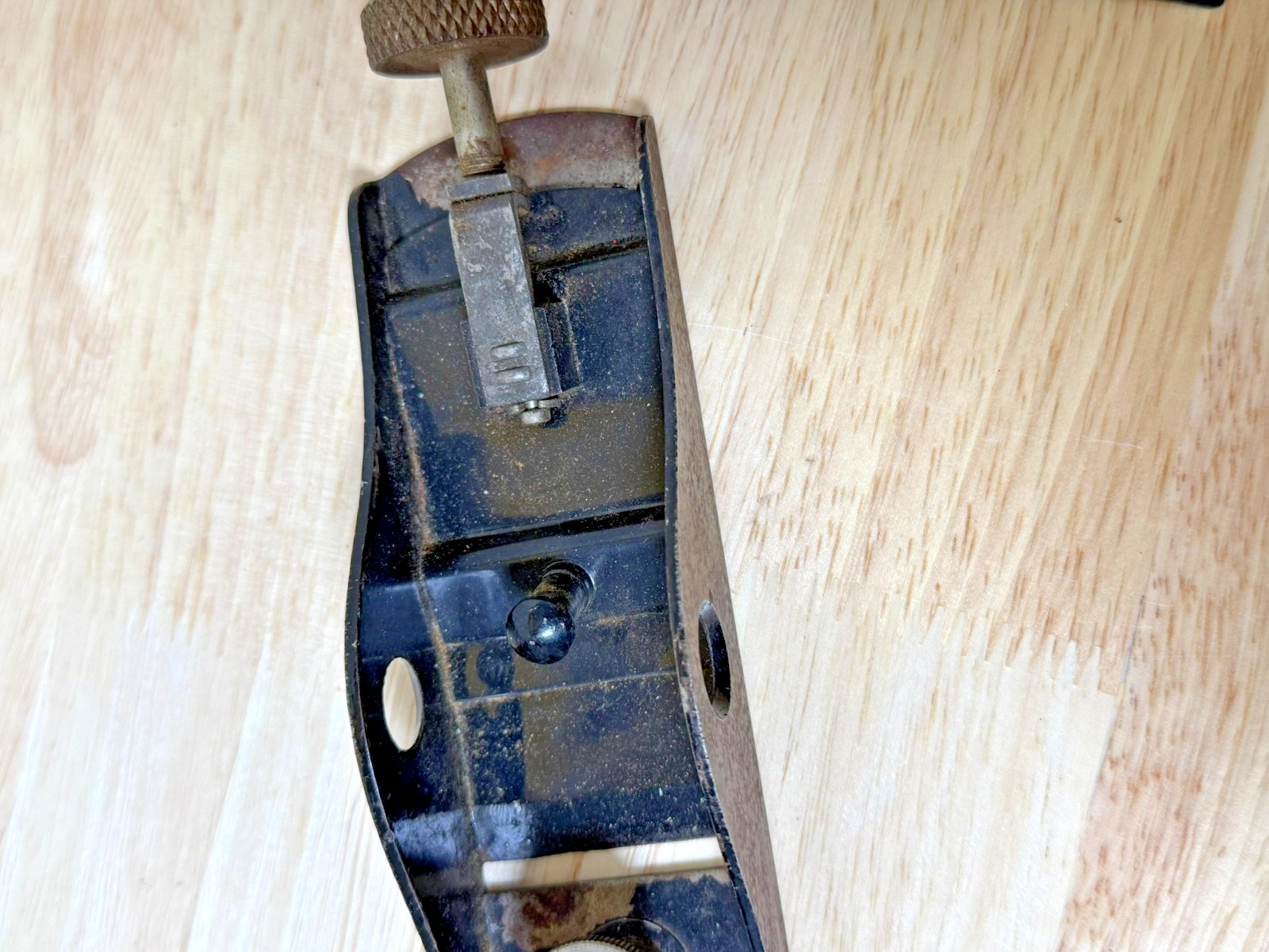 Vintage Stanley No 118 Steel Low Angle Block Plane Made In USA Woodworking Tool