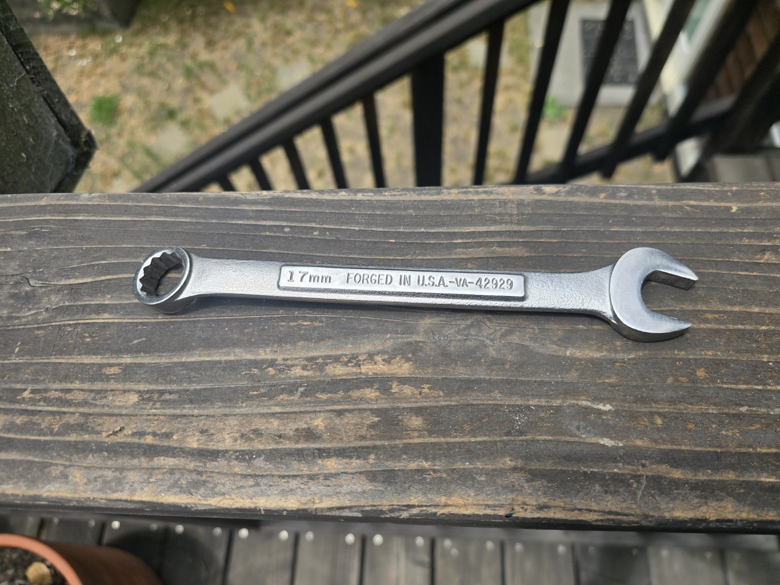 Craftsman 12 Point Combination Wrench 17mm USA-va-42929