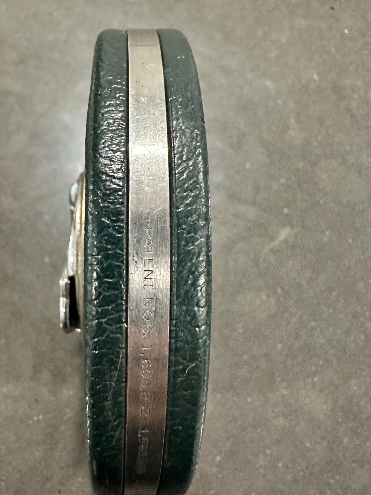 Vintage Lufkin Rule Co. NI-CLAD 50 Ft Steel Tape Measure Hand Crank Saginaw MI
