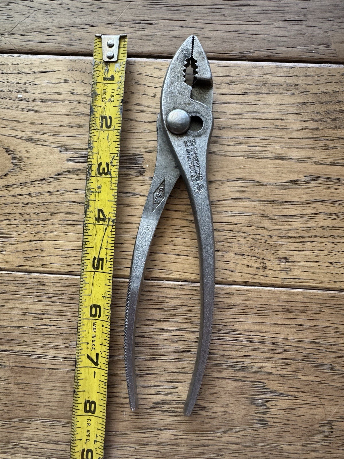 Vintage Diamond Tool & Horseshoe Co. 8” No.K38 Slip Joint Pliers – Duluth USA