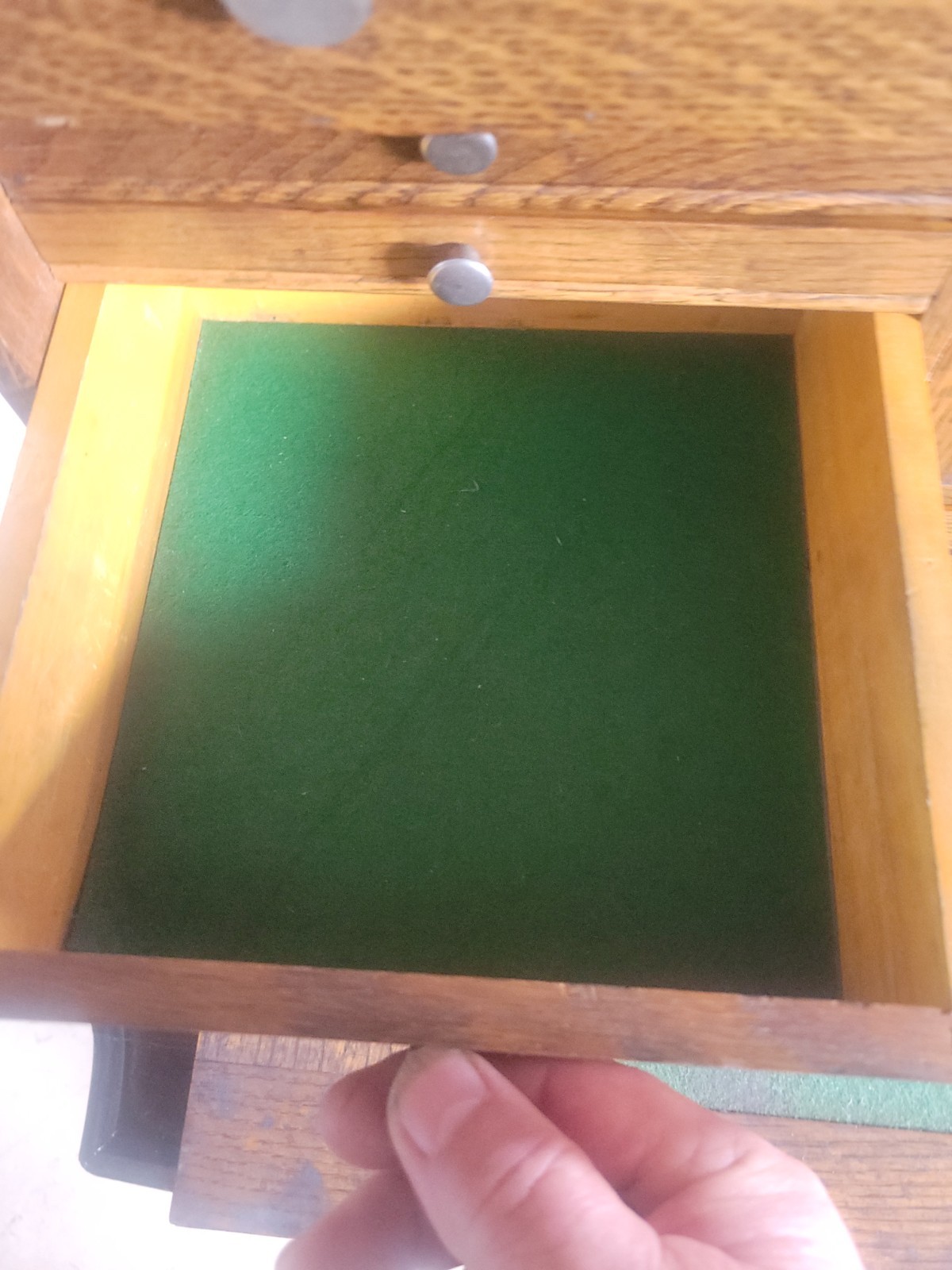 Vintage 1968 H. Gerstner & Sons Oak Journeyman Machinist Chest Box 11Drawer #042