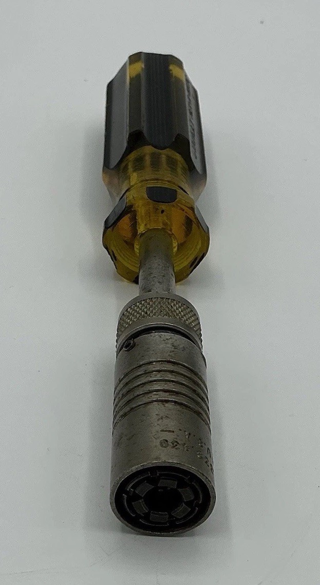 Vtg Stanley Hex-A-Matic Nut Driver 61-125 Good Condition Acetate Handle USA