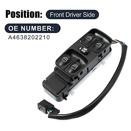 X AUTOHAUX A4638202210 Car Master Power Window Switch Front Driver Side for