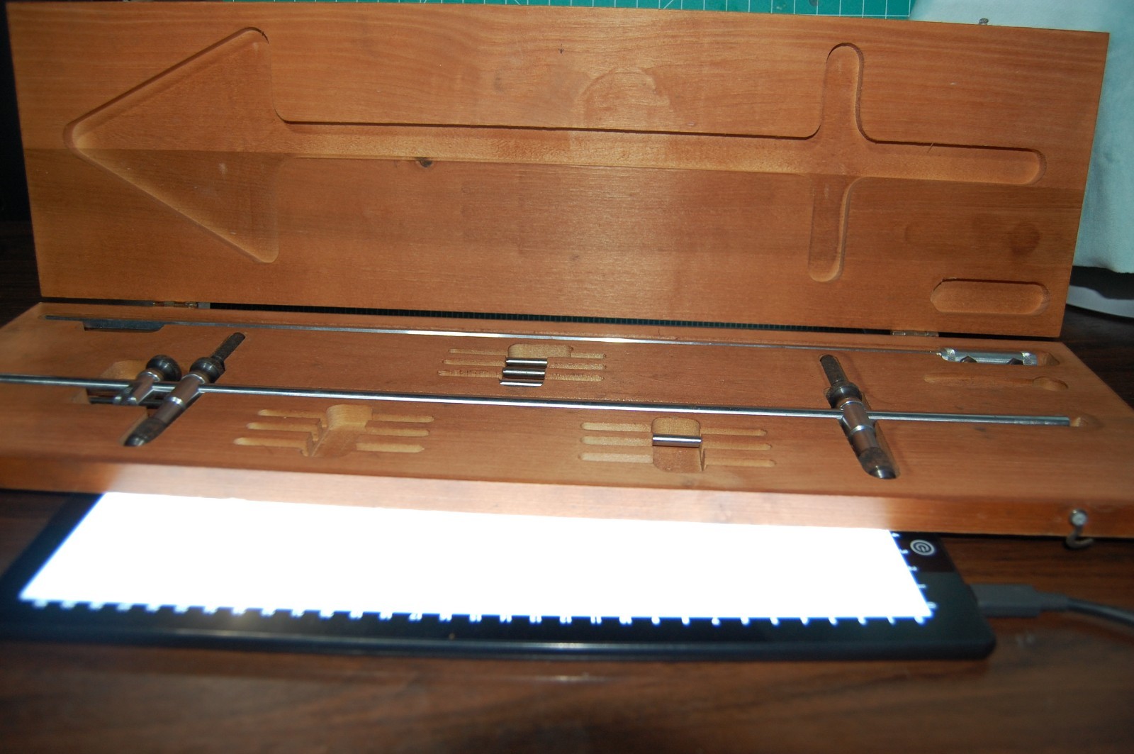 Starrett Co. C-251 Steel Beam Trammel Set Machinist tool