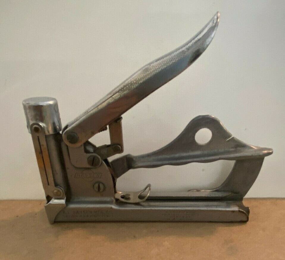 Vintage 1940’s A.L. Hansen Mfg Hansco Tacker Stapler