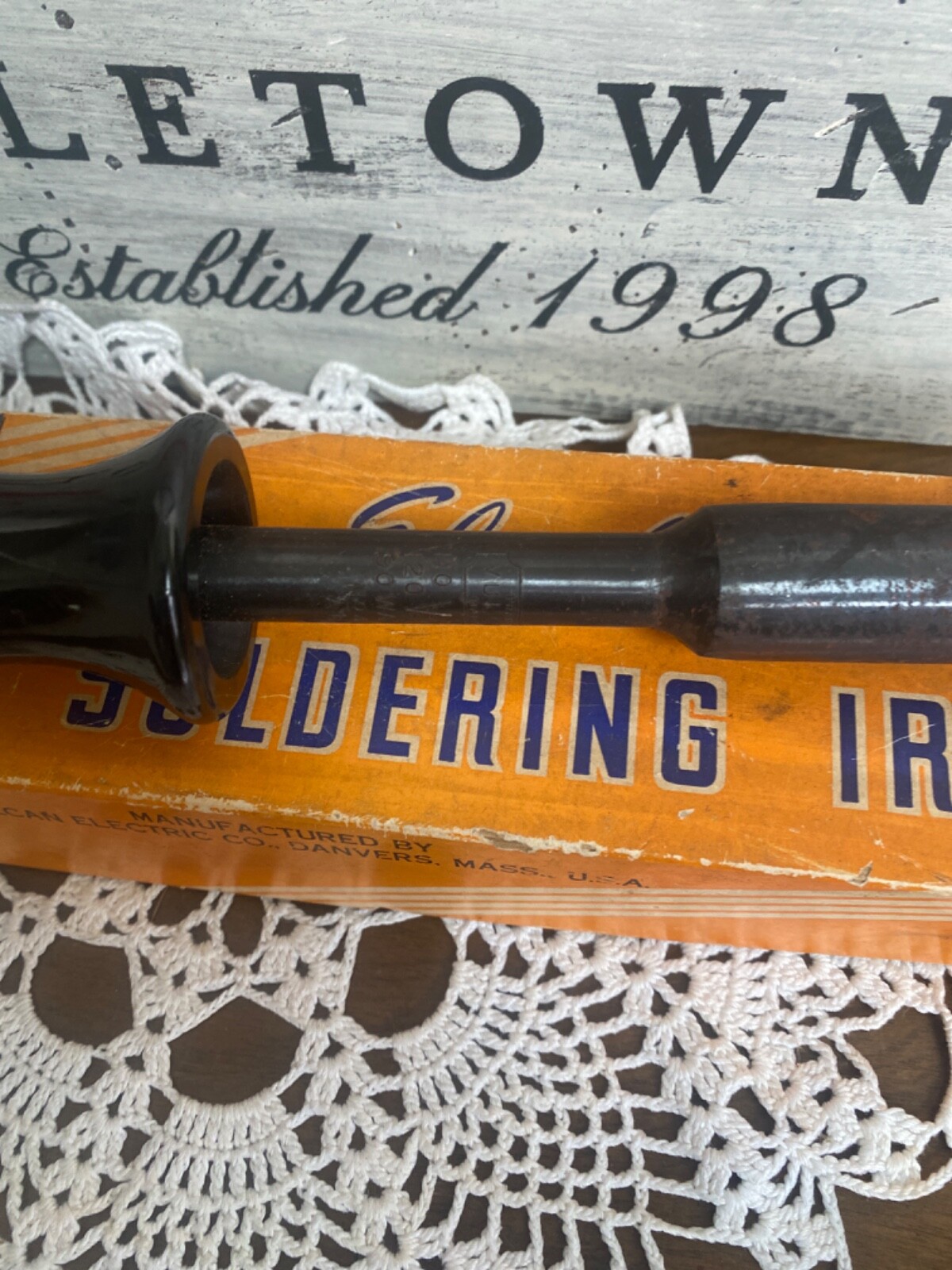 Vintage 110-120 Volts Electric Soldering Iron .