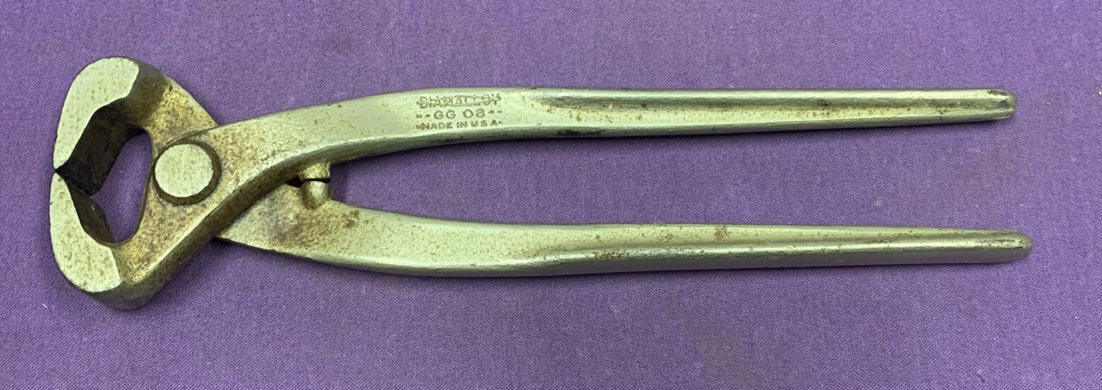 Used Vintage Duralloy GG08 Tile Snips Average Soil And Wear Function Well U