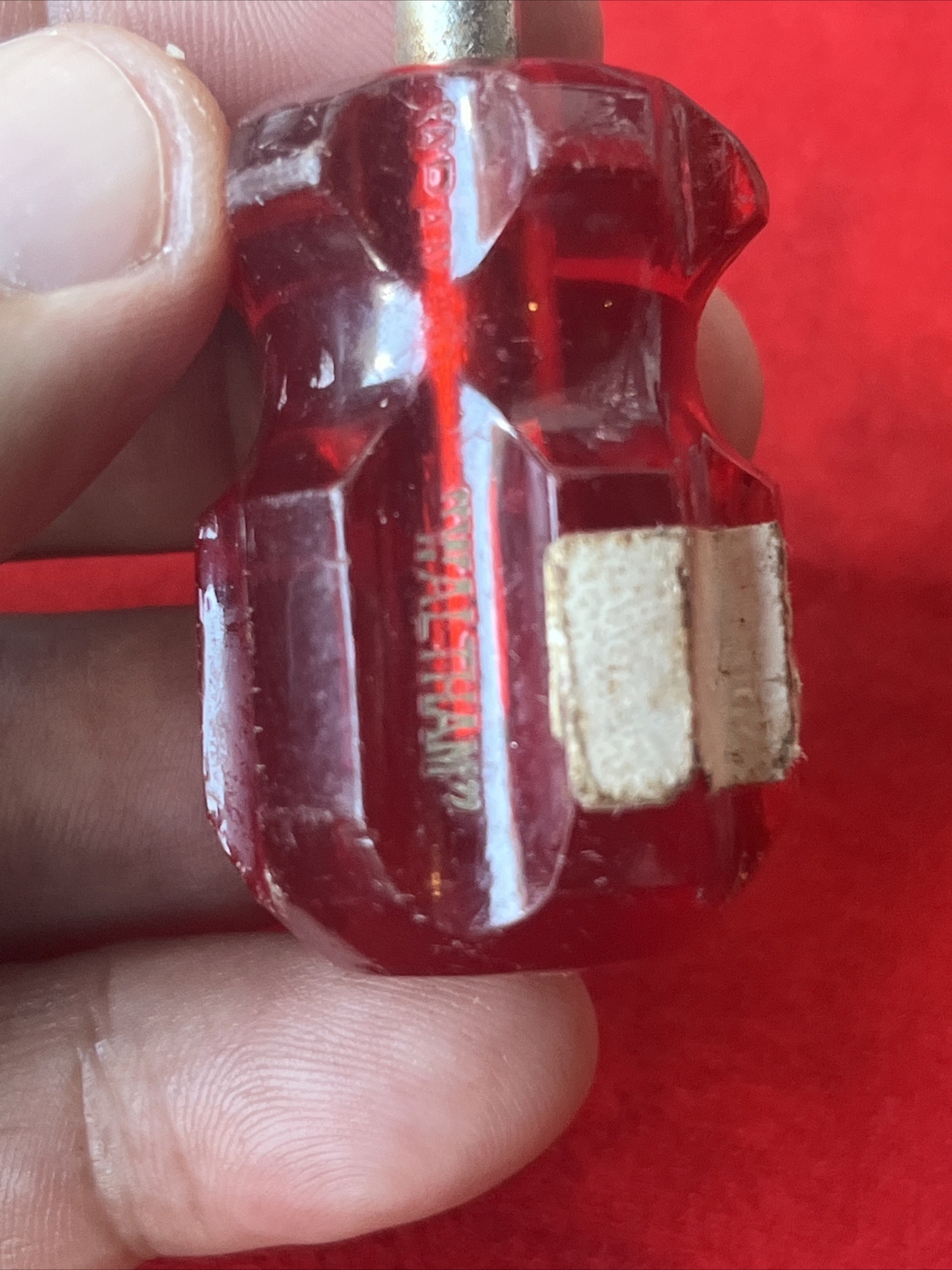 RARE WALTHAM STUBBY SLOTTED SCREWDRIVER (k)