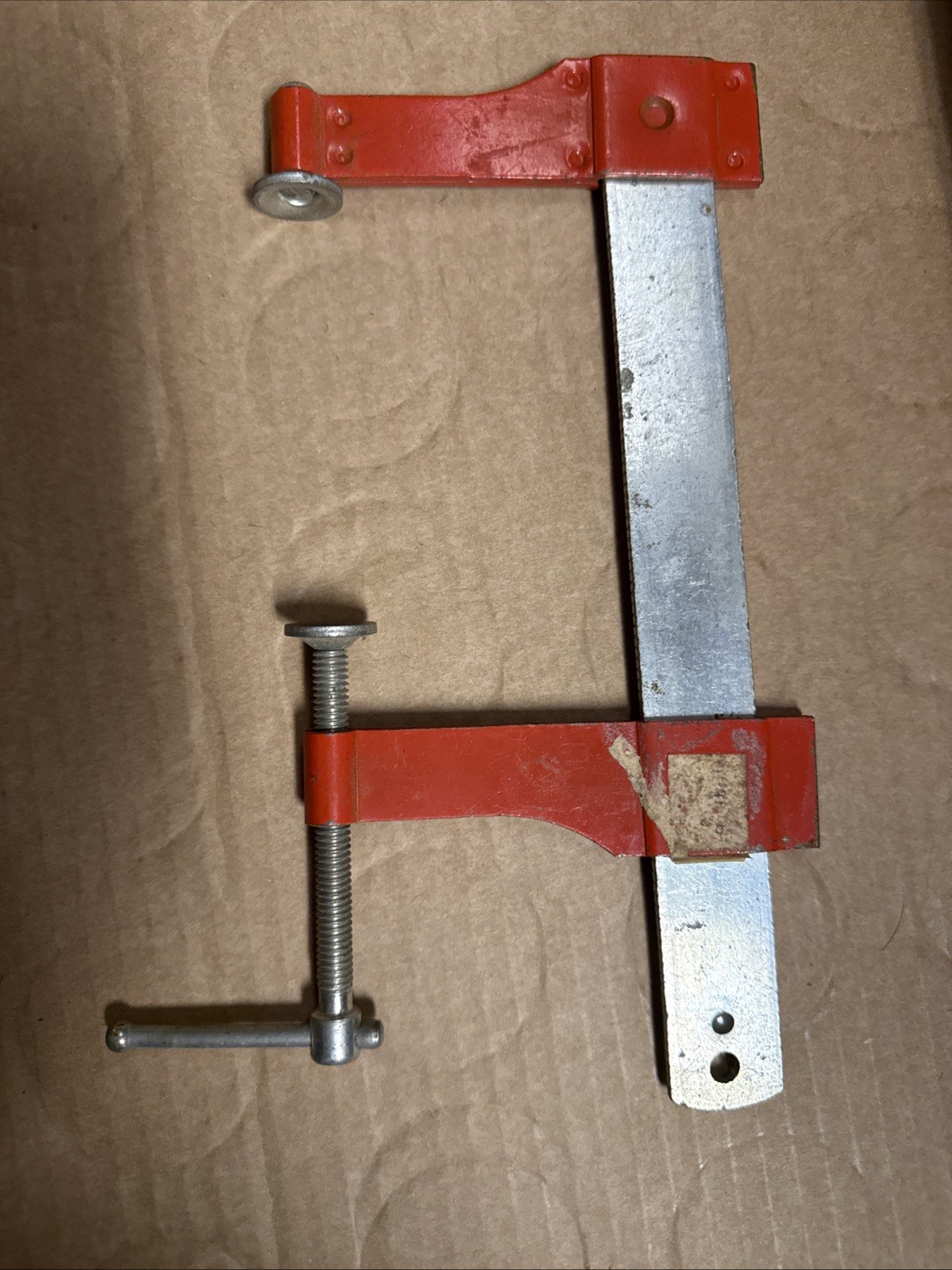 Western Auto Stores Vintage 6-inch Red Bar C-Clamp