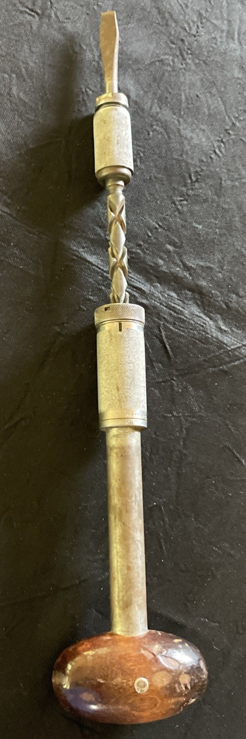 Rare Millers Falls No. 830 Spiral Ratchet Screwdriver 1926 Pat | FREE S&H