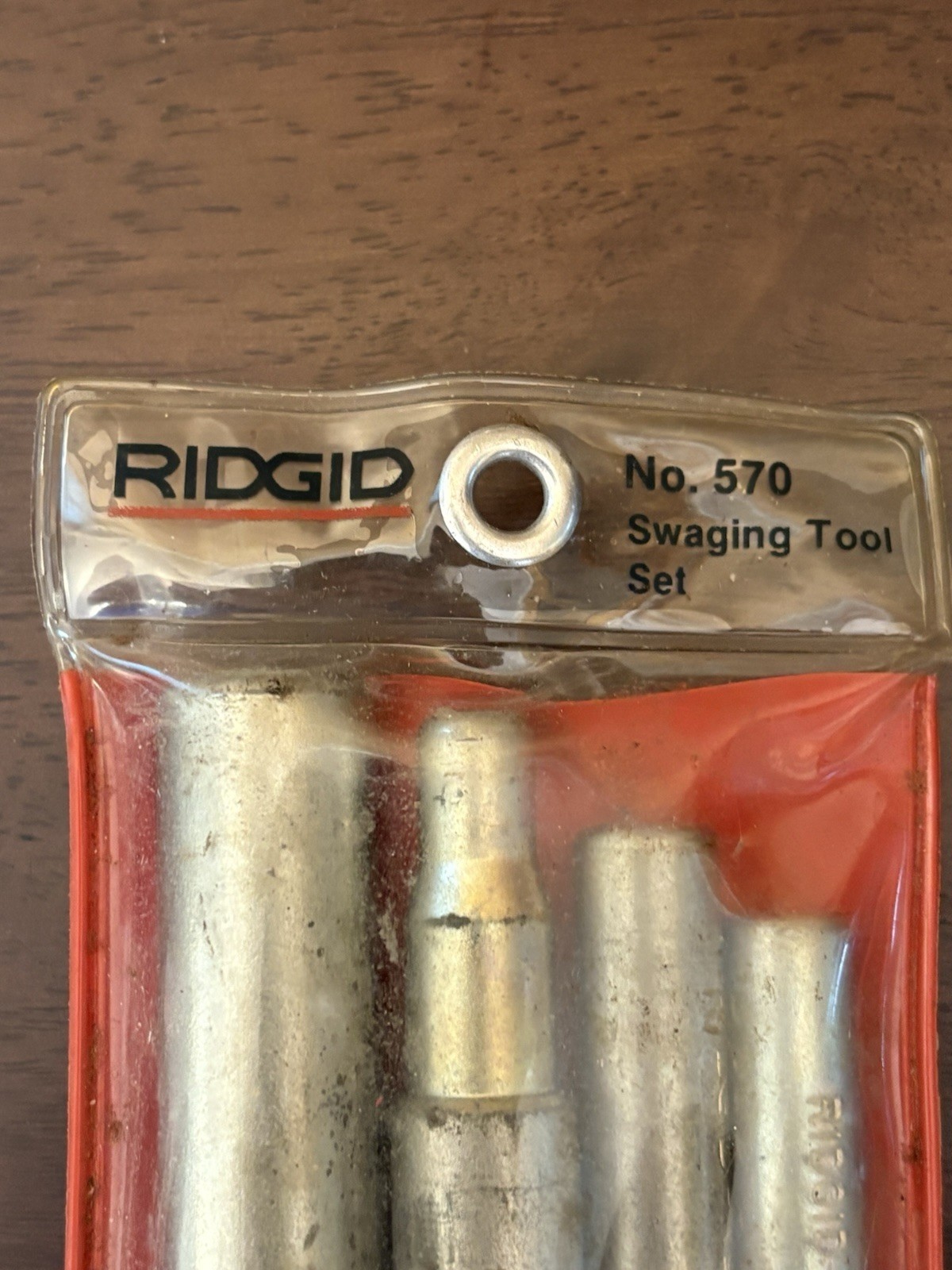 Vintage RIDGID No. 570 4 Pc. Swaging Tool Set 1/4″ to 5/8″ Diameter W/ Pouch USA