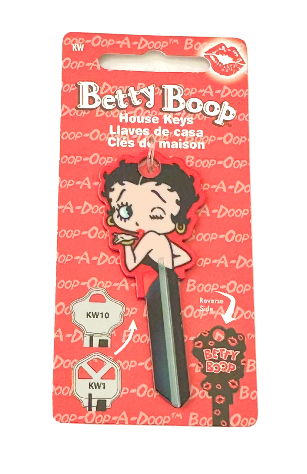 BETTY BOOP SHAPE 2016 House Key Blank for Kwikset KW1 KW10 KW11