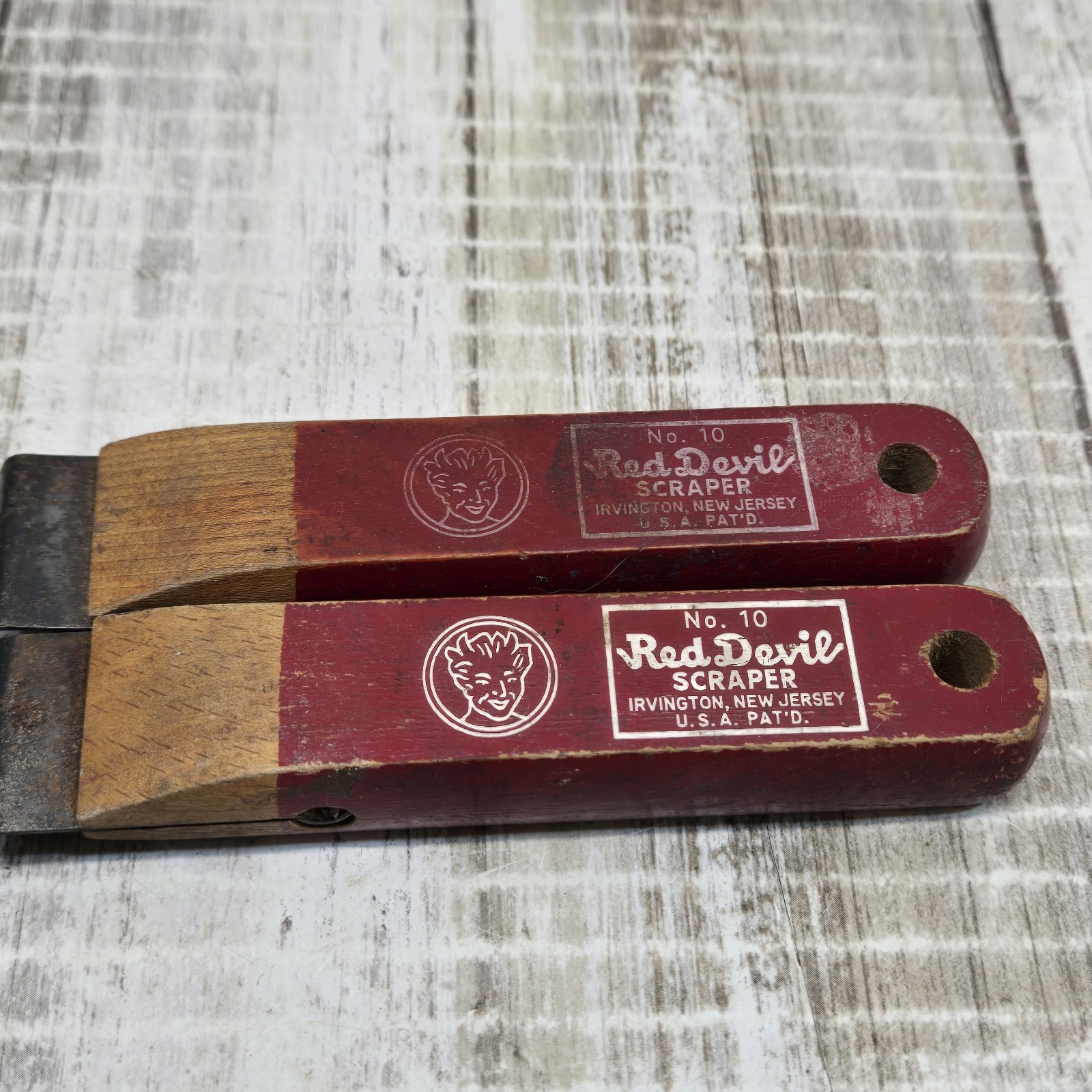 Lot Of 4 Vintage Red Devil Paint Scrapers