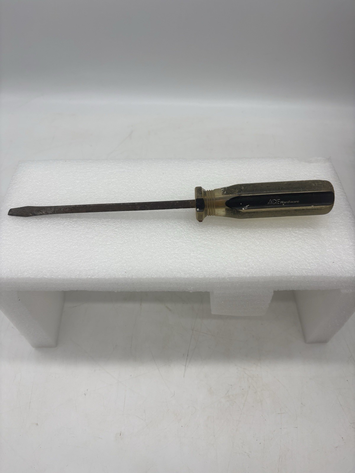 Vintage ACE Hardware Slotted Flat Head Screwdriver 24852 Chrome Vanadium USA 10″