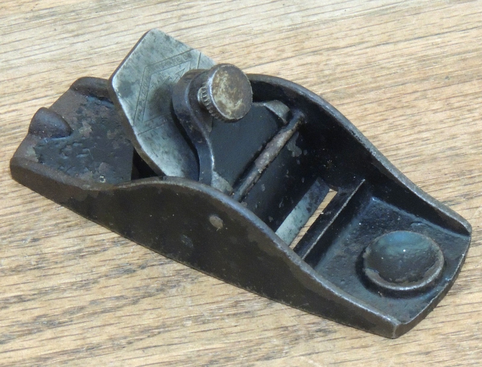 SHAPLEIGH HARDWARE DIAMOND EDGE No. DE101 BLOCK PLANE-ANTIQUE HAND TOOL