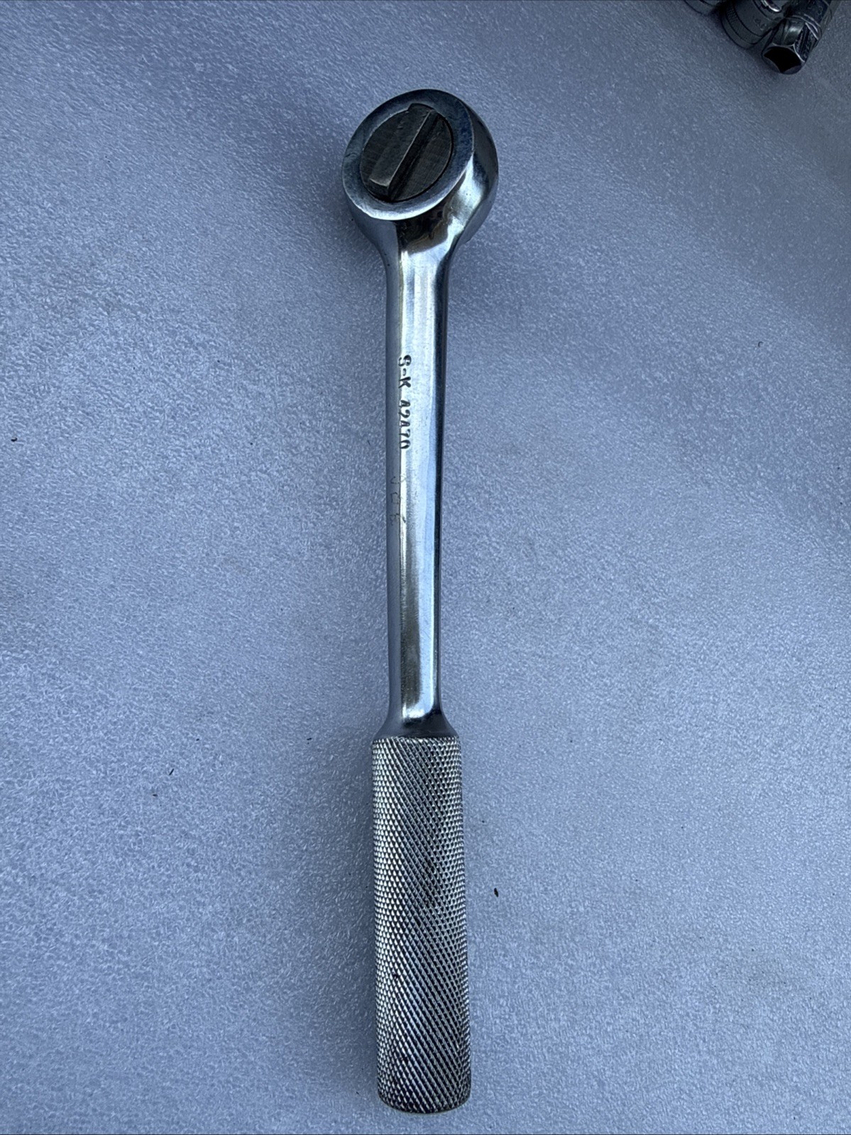 Vintage S-K S&K 1/2” Ratchet, Extensions, 1” Sockets And Lower – Mixed