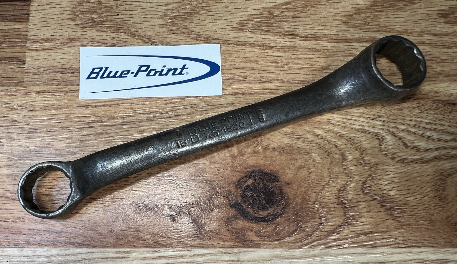 Vintage Blue Point XS-1820 9/16 x 5/8 Short Offset Box End Wrench-12 Point – USA
