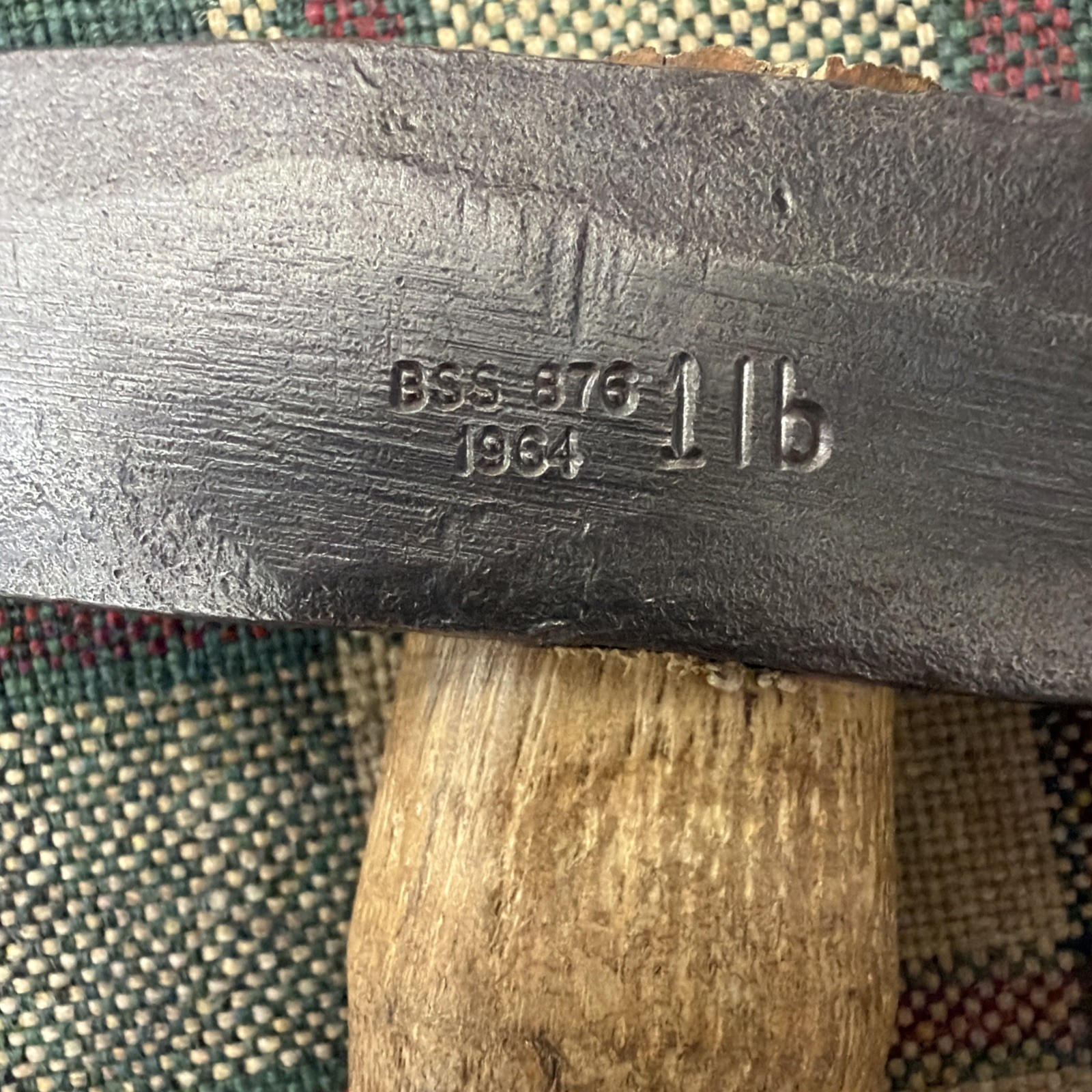 Vintage W. Whitehouse Atlas Forge 1lb Chipping Hammer 1964