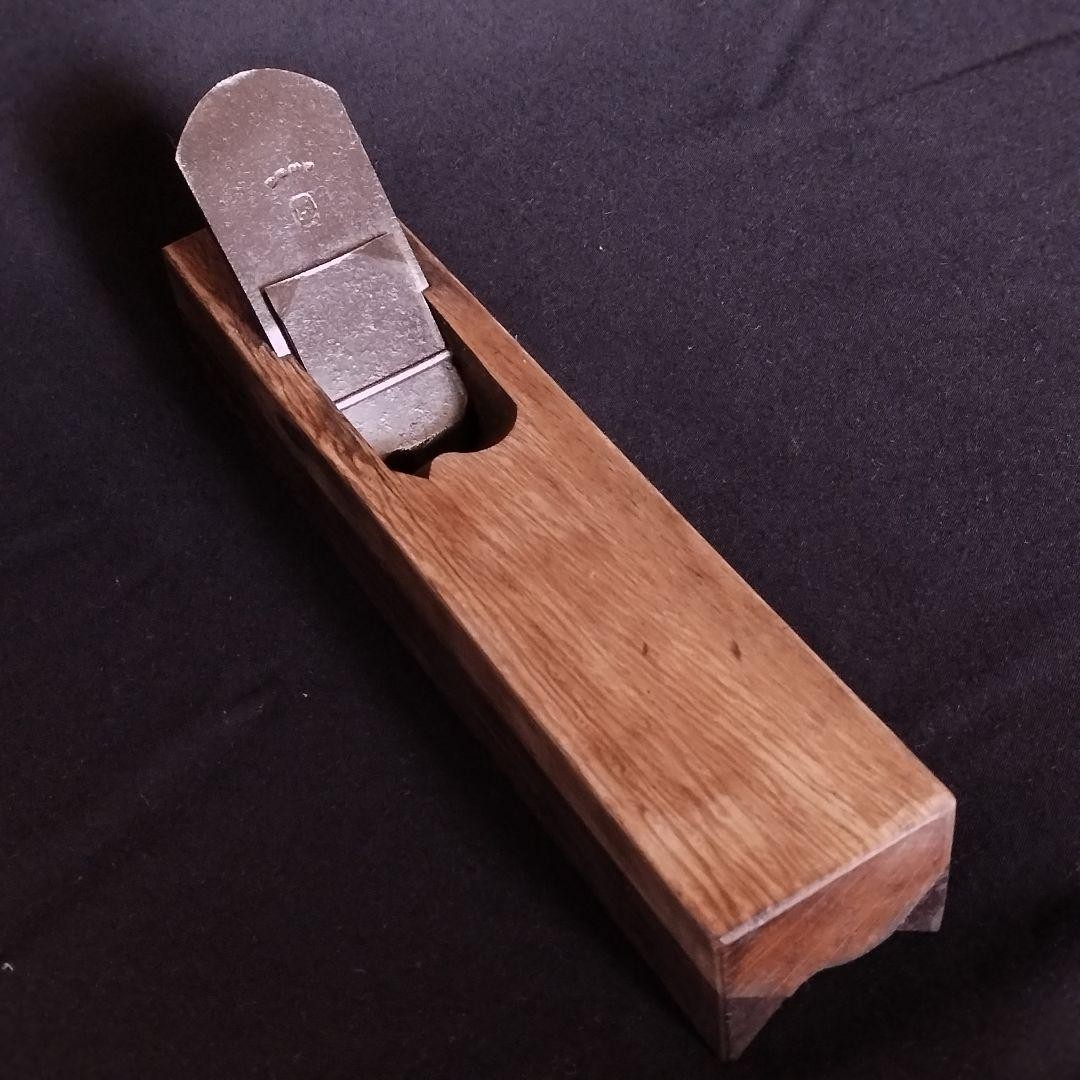 Japanese Hyotan Men Kanna Plane Shitan Rosewood Dai Vintage Woodworking Tool