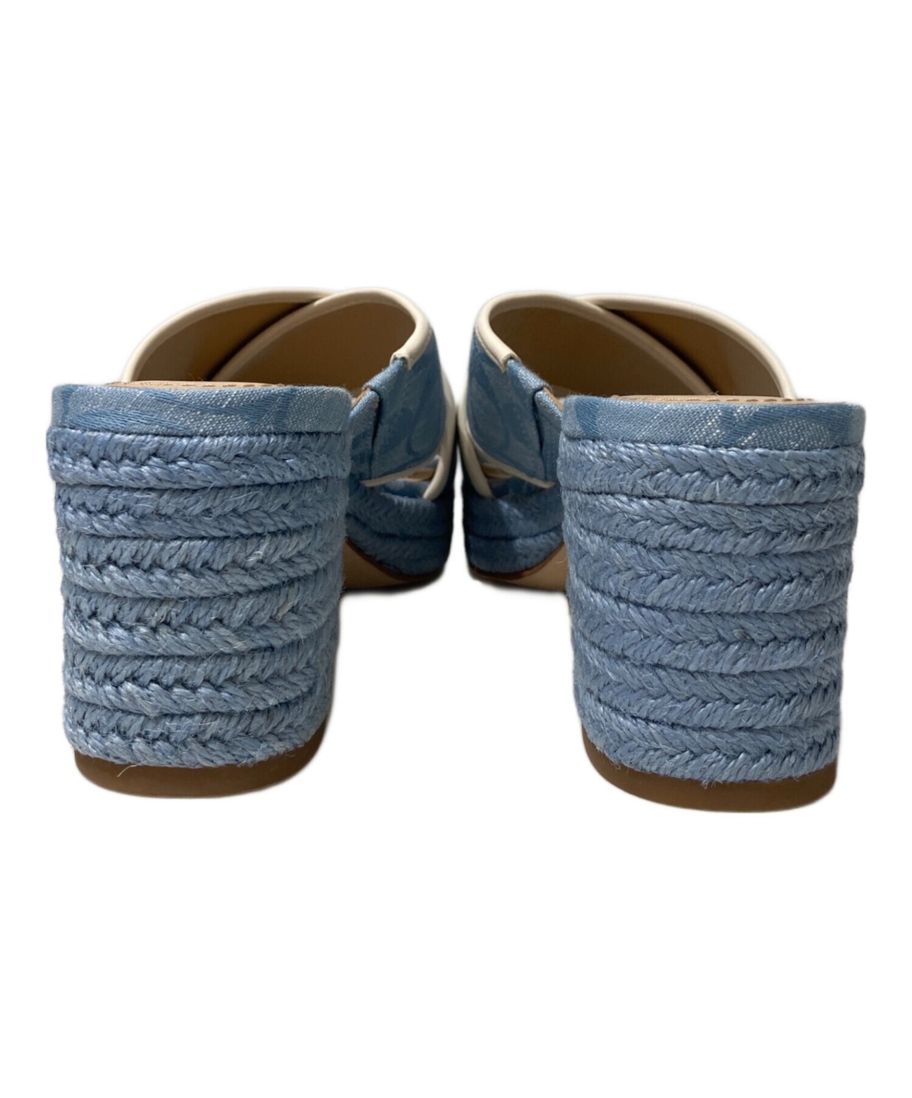 COACH Sloan Espadrilles CA367 Size 6 (23cm) Blue Women’s Used Shoes