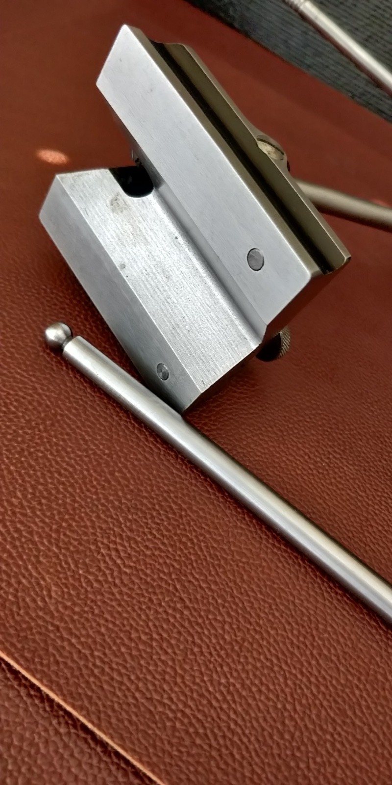 NICE!!! – STARRETT No. 57 / 57B Surface Gage 12″ spindle + 8″ Spindle