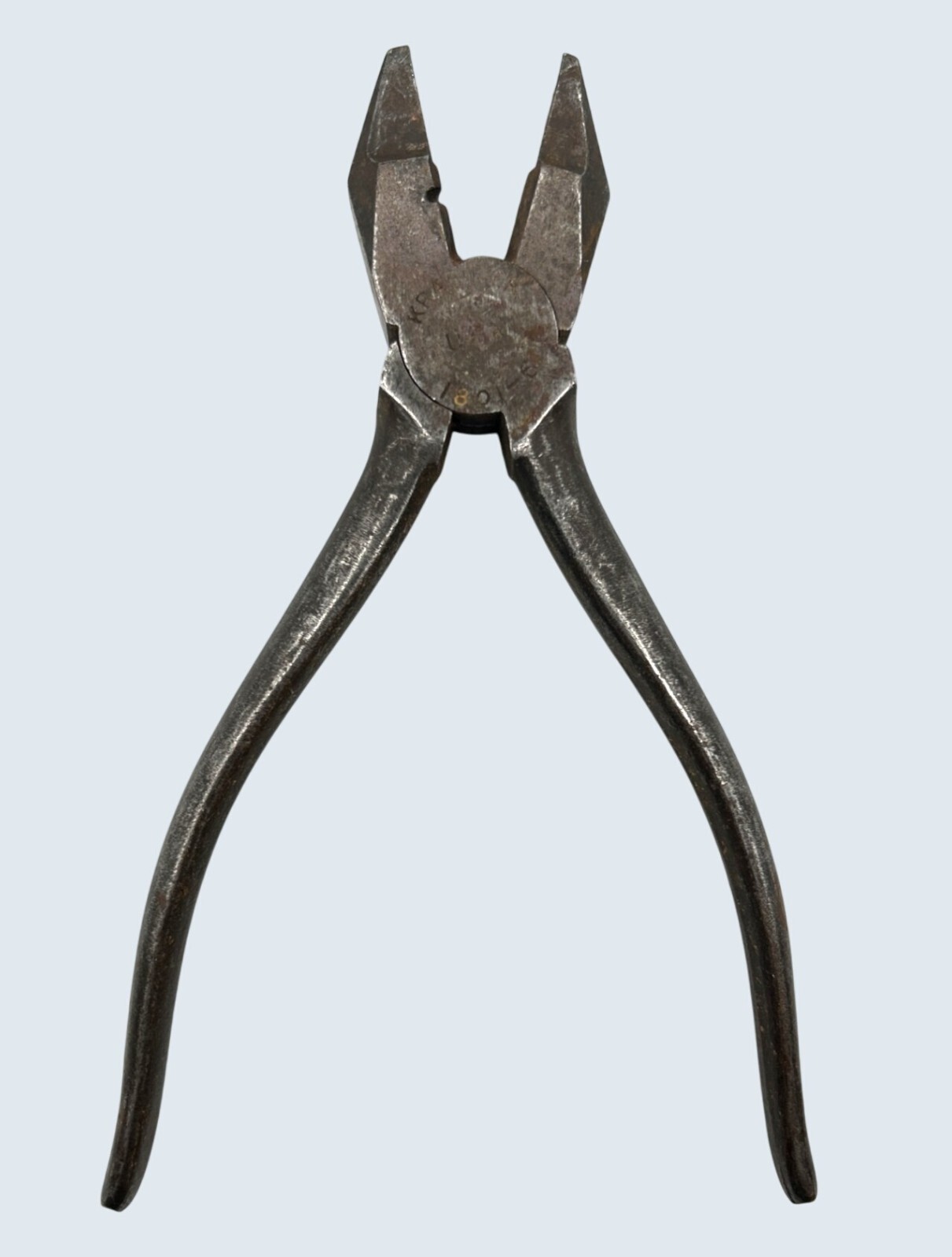 Kraeuter Industrial Vtg Lineman Pliers Forged Steel Model 1801-6 USA Tools