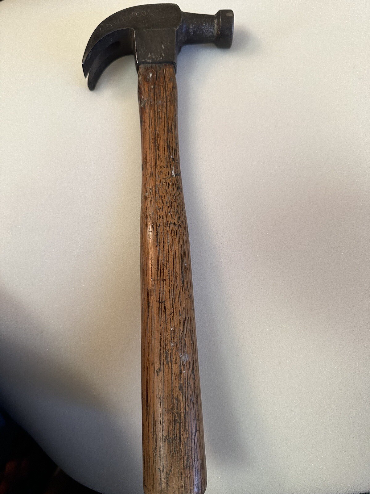 Vintage Riverside Tool Co. Cast Steel Curved Claw Hammer