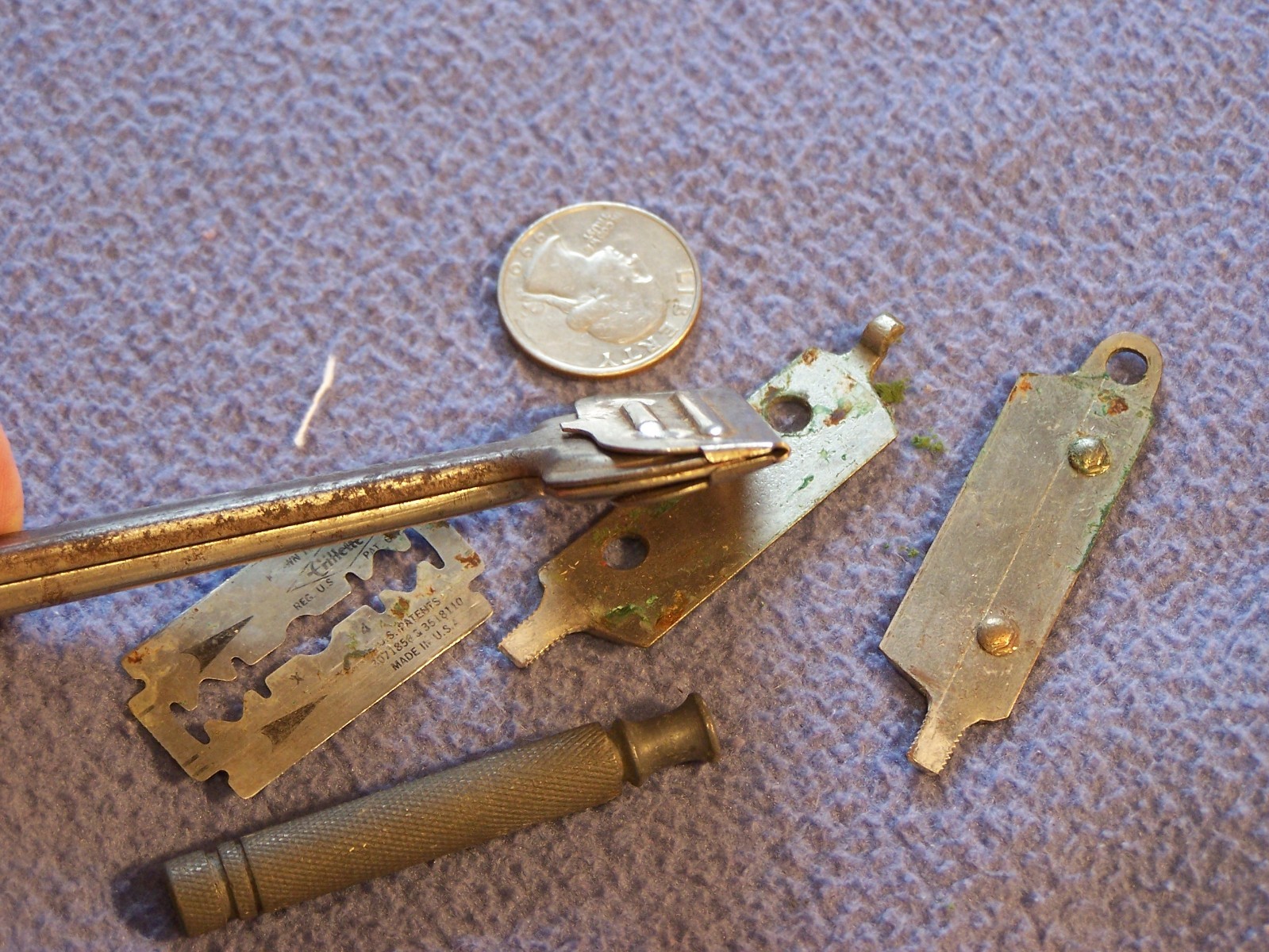 Wizard On Glass Ericsson Wizard Straight Razor patent 1924