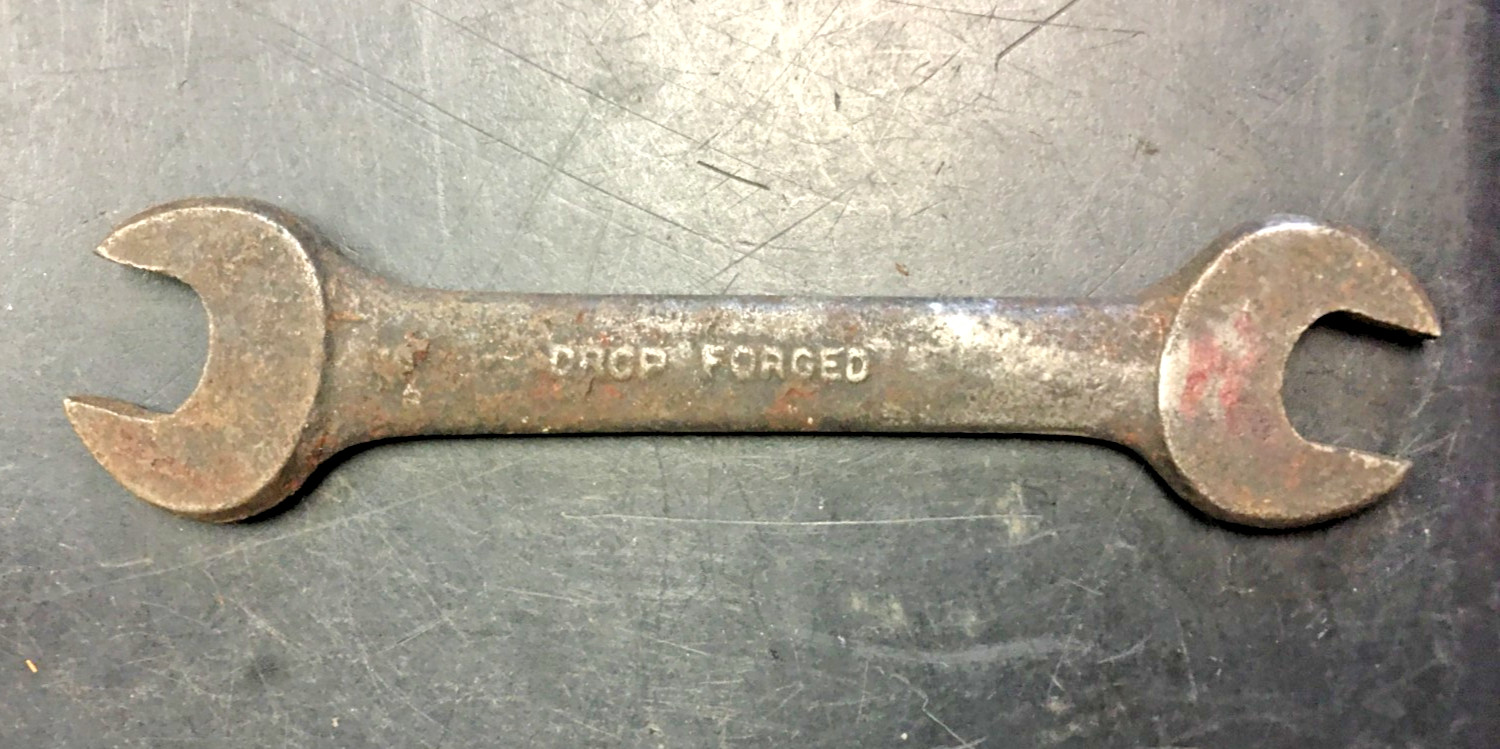 MADE IN USA, OPEN WRENCH 13MM 17MM, USA